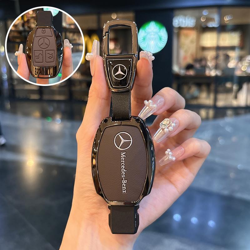 SFX1 TPU Key Case Cover Car Accessories Fob Protector for Mercedes Benz S400L S450/S500 MaybachS480 Keychain Holder Keyring Shell