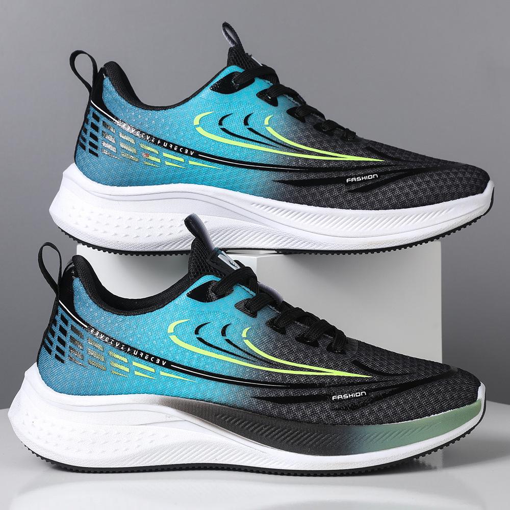 Zapatillas de Running Transpirables de Malla para Hombre - Zapatillas Deportivas Ligeras y Modernas