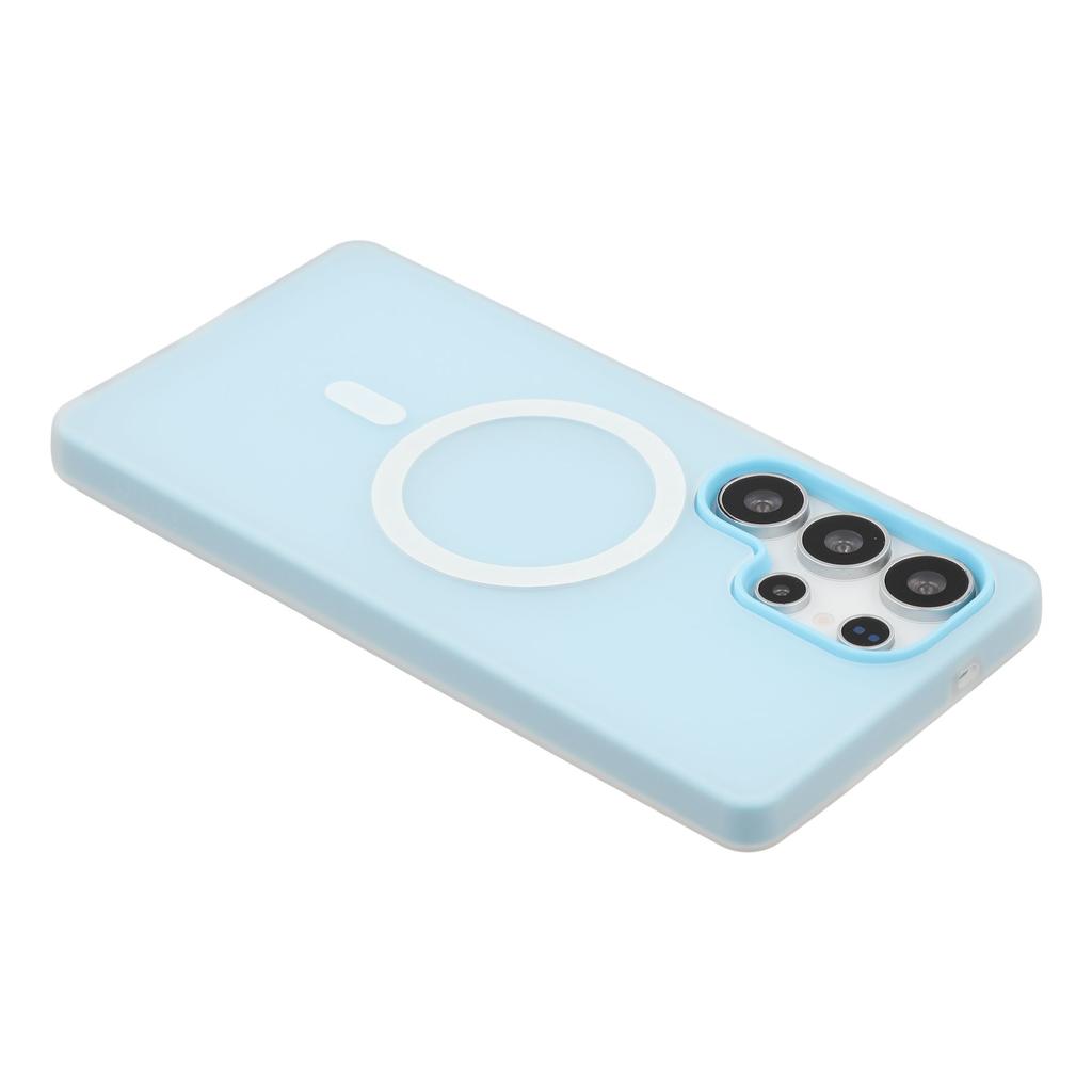 For Samsung Galaxy S24 Ultra Magnetic Case PC + TPU Frosted Phone Cover