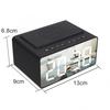 Bedside Large High Clarity LED Display Alarm Clock Radio BLE Speaker Wireless