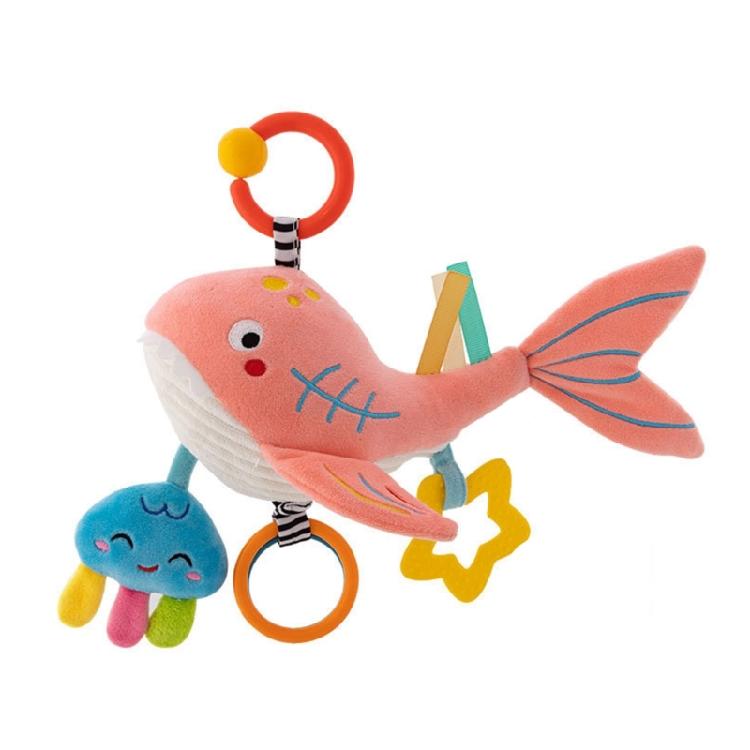 Developmental Crib Toy Feature Auditory Rattles Colorful Designs To Improve Infant Sensory Perception Coordination