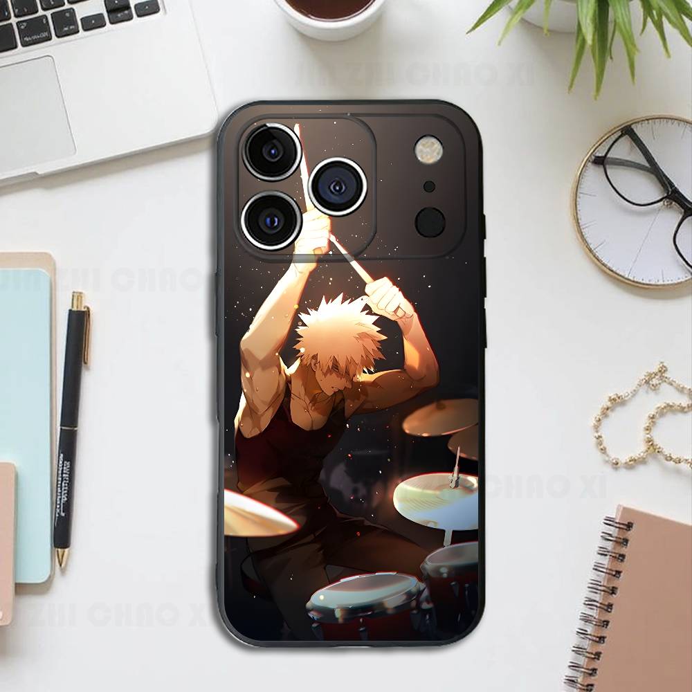

Anime Bakugou T-Todoroki Ochaco Midoriya Silicone Soft Phone Case For IPhone17 16 15 14 13 12 11 Pro Max Plus X XR SE Cover iPhone12mini