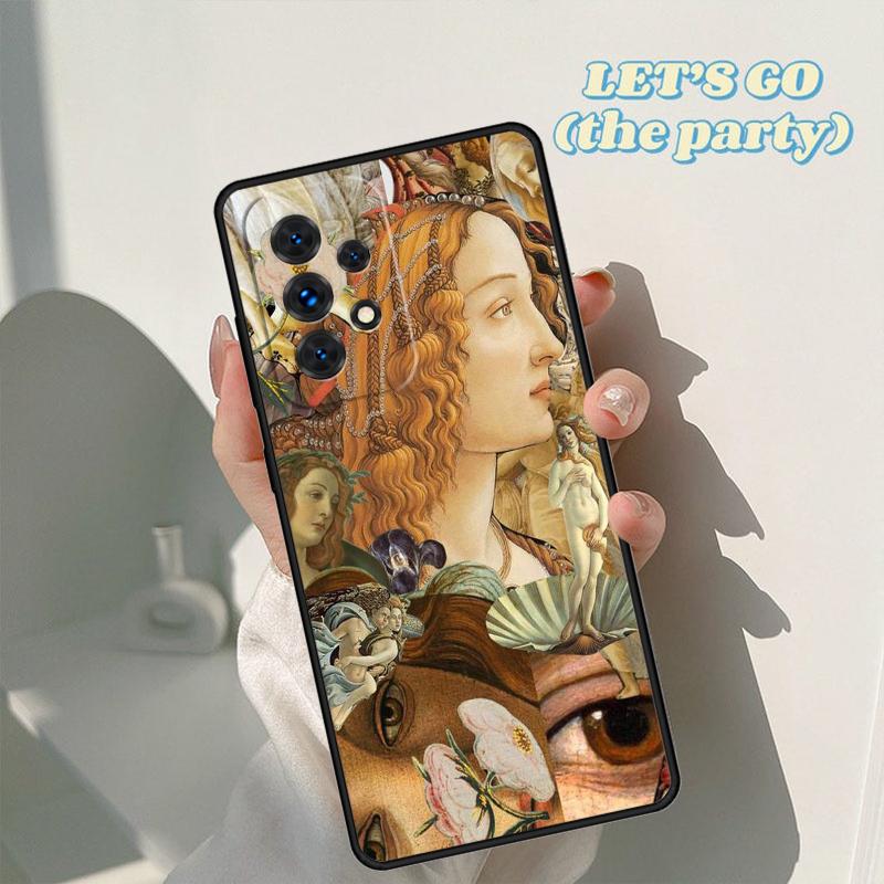 Sandro botticelli Renaissance art phone case For Samsung A42 A31 A40 A51 A71 A32 A80 A91 A52 A72 A20e A21S A50 A70 A11 A12 Cover