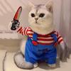 Cat Costume Dog Halloween Cosplay Costumes For Small Medium Dog Cats Funny Party Creative Novelty Puppy Kitten Clothes Yorkies Pet Coat