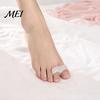 Toe Straightener for Bunions 1 Pair Separator Overlapping Toes, Soft SEBS Bunion Corrector, Double Ring Foot Spacer Hallux Valgus, Day Night
