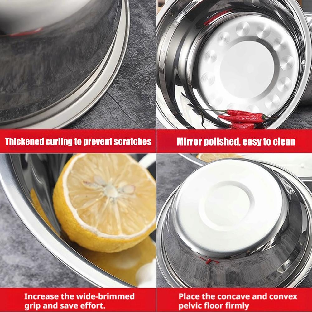 Büyük Paslanmaz Çelik Kalın Düz Yuvarlak Tabak tepsi Servis Tabağı Gümüş Servis Tepsisi Pasta Metal Derin Tabak Yemek Tabak Takımları