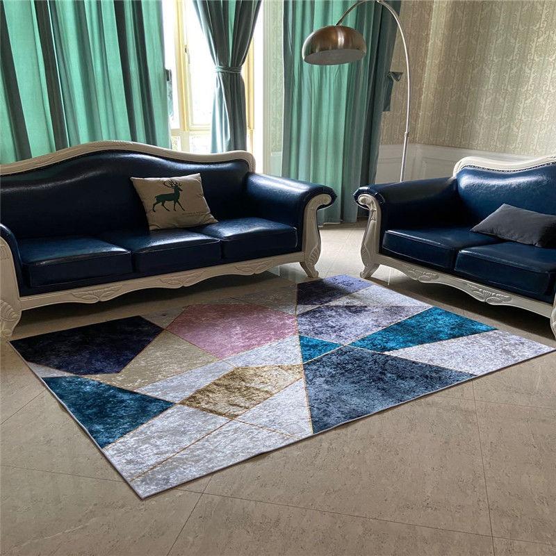 Vardagsrumsmatta Abstrakta Mattor Sovrum Konst Klädkammare Rumsdekoration Matta Halkfri Matta