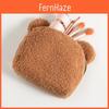 Cartoon Bear Plush Makeup Case With Lightweight Design For Girls And Teens