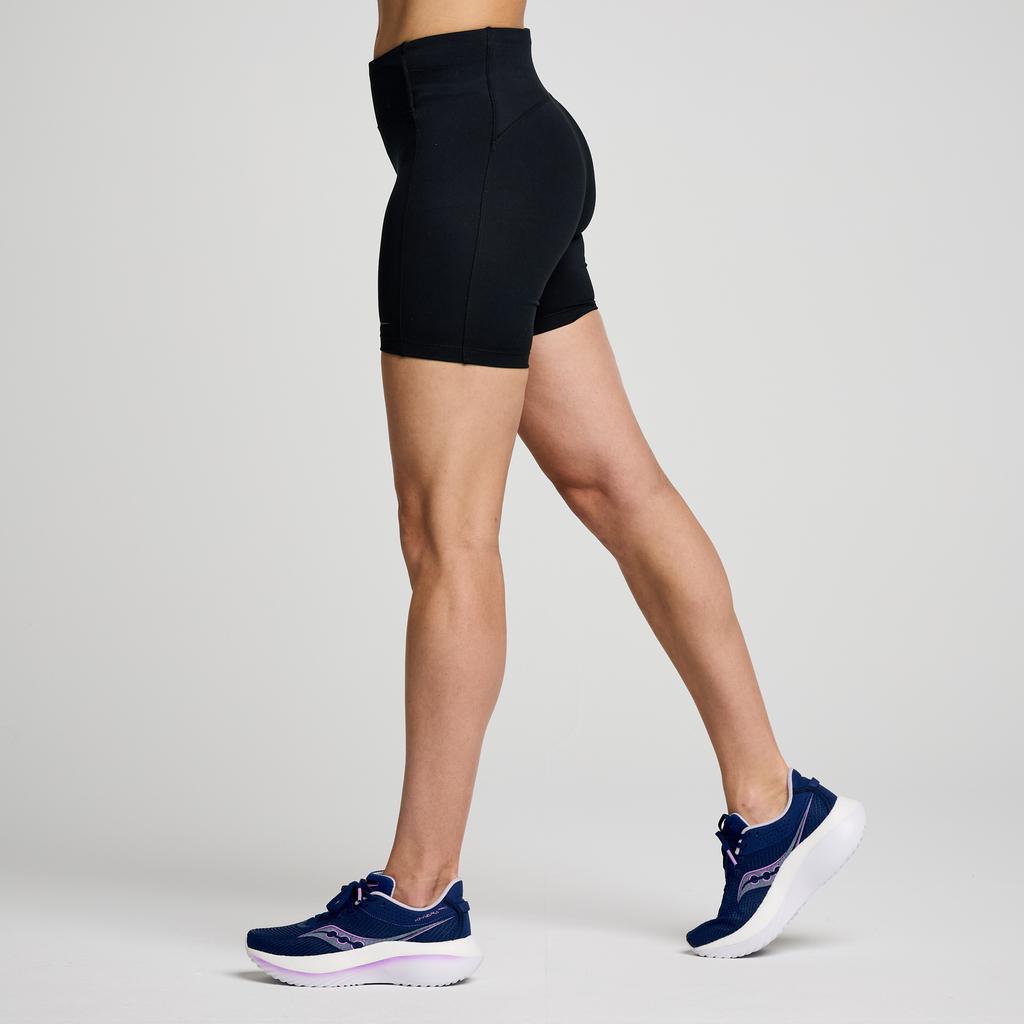 SAUCONY Women's Fortify 6-Inch Shorts SAW800451-BK