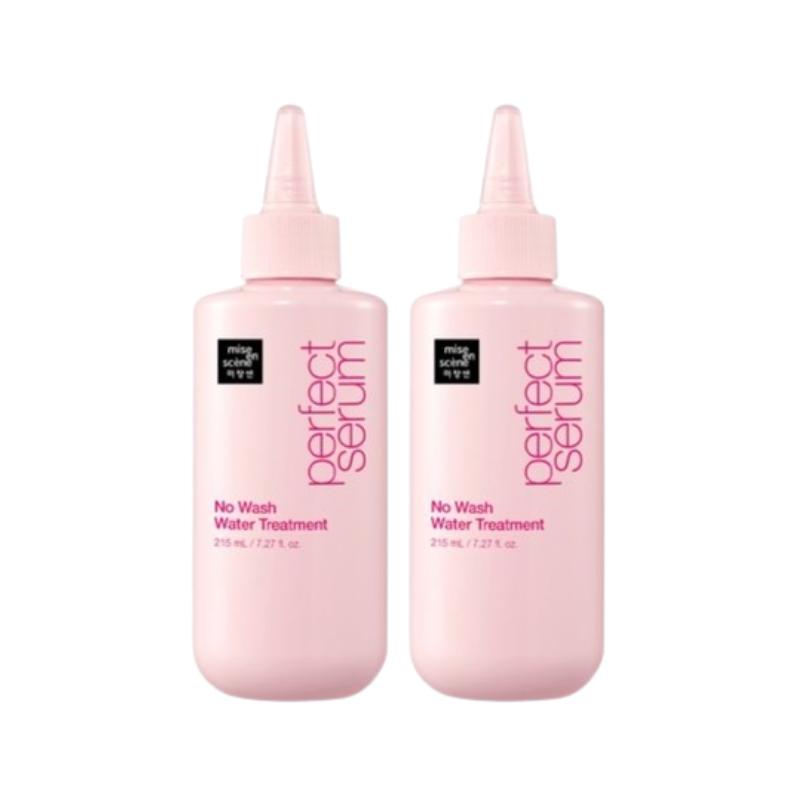 Mise-en-scène Perfect Serum No Wash Water Haarkur 215ml | Leave-In Leichte Spülung | Frischer Weißer Blumen-Moschus-Duft