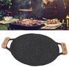 Round BBQ Grill Pan Metal Nonstick Grill Barbecue Plate Multifunctional Circular Frying Pan for Outdoor Camping