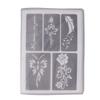 19 Sheets Tattoo Stencils Waterproof Temporary Reusable Body Art Glitter Tattoo Templates