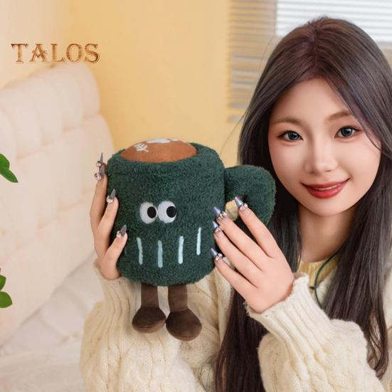 Coffee Cup Doll Plush Toy Interactive Design Doll Stress Relief Decorative Mini Pillow Doll Plush Ornament