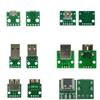 10Pcs/Lot MICRO MINI5P Type-c USB USB2.0 To Dip Female B-type Square Interface Printer Mike PCB Converter Adapter Breakout Board
