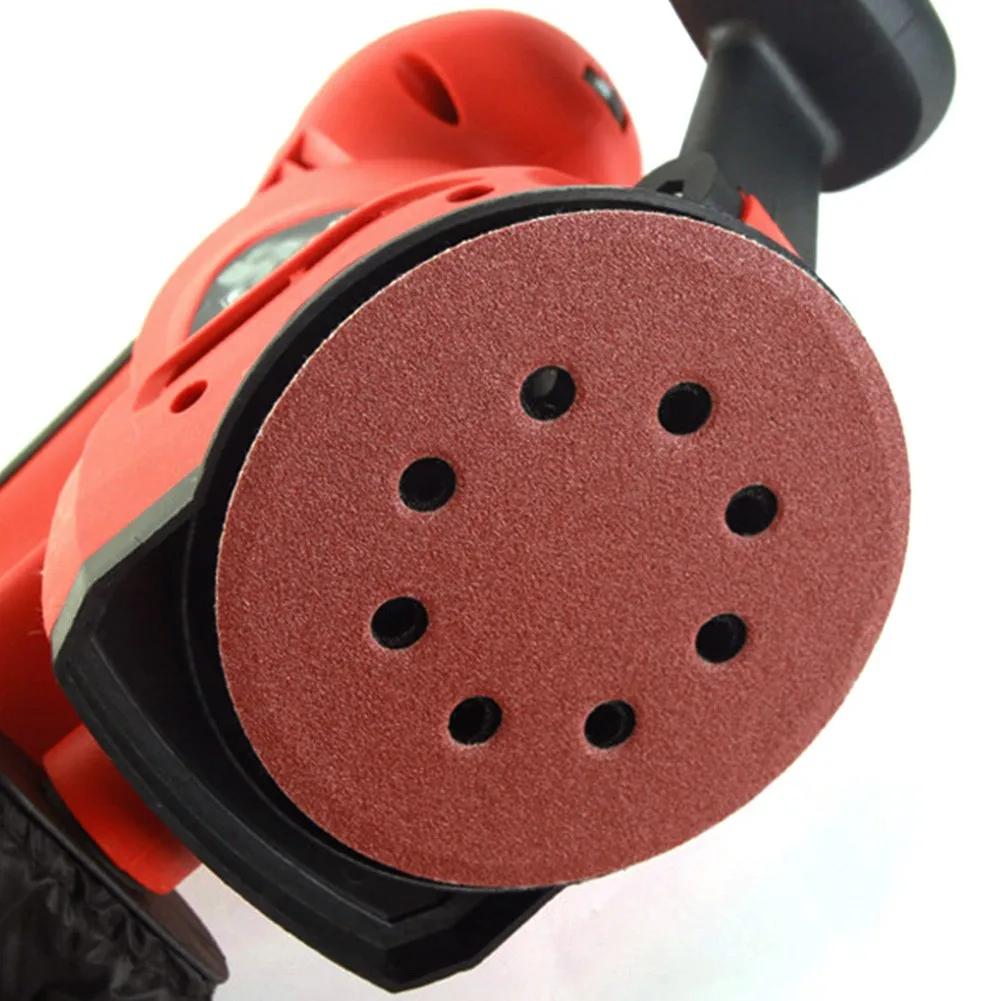 20pcs 5 Inch 125mm Round Sandpaper 8 Hole 60-2000 Grit Sanding Disc Pad Hook & Loop Grit For Drill Grinder Rotary Tools
