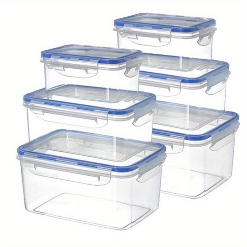 1 Set Large Capacity Airtight Food Storage Container - Reusable, Flip-Top Bread & Kitchen Organizer Box with PTFE Coating