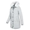 Women's Hooded Slim Fit Cotton Coat - European & American Style, Mid-Length, Solid Color, Warm Outerwear for Autumn & Winter