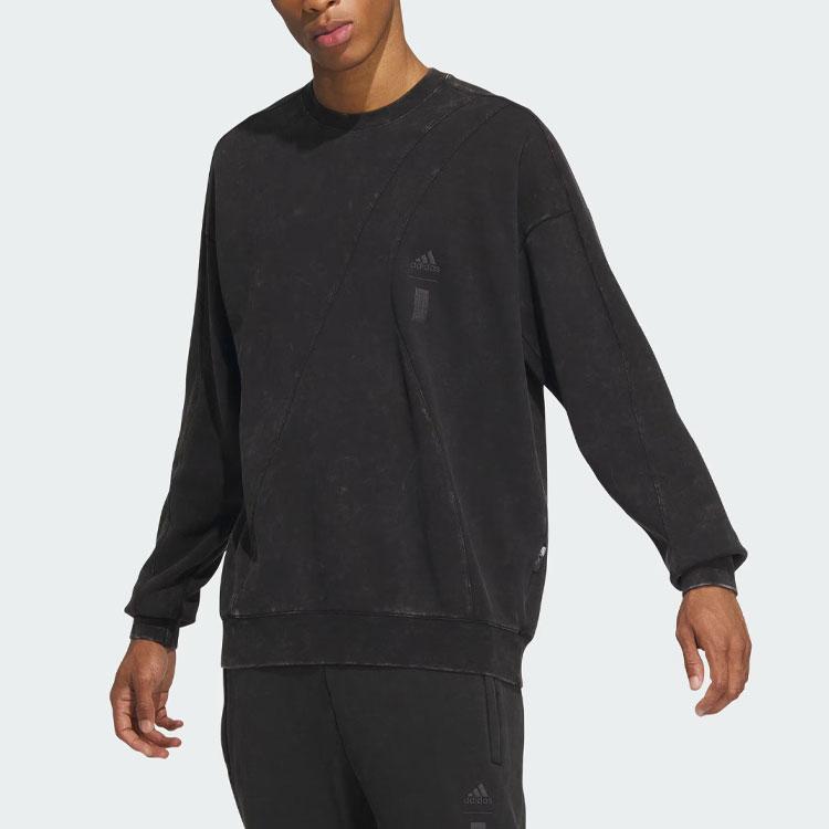 Adidas Wuji Dye Crew Sweatshirt Men Sweatshirt Black IS0453