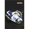 1/9 Suzuki Hayabusa GSX-1300R Alloy Motorcycle Model Toy Vehicle Collection Carrying Lighting Off Road Autocycle Toy Car