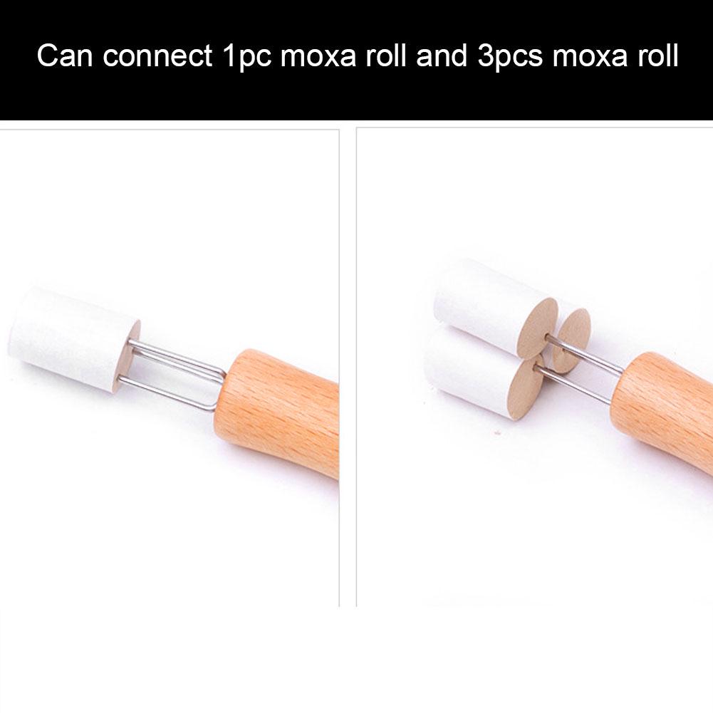 3pcs Moxa Roll Extender Tool Accupuncture Massage Moxibustion Stick Extender