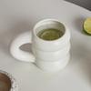 Creative Water Cup Ceramic Mug Nordic Coffee Cups with Big Handrip Colored Ceramics Big Juice Mugs