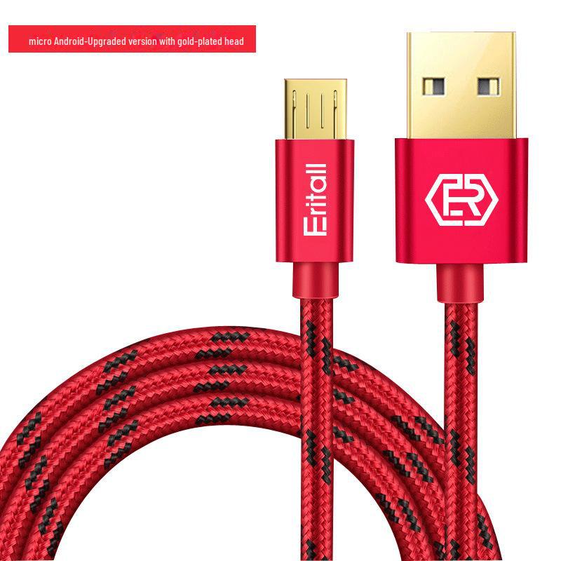 Apple, iPhone & Android Type-C Nylon Braided Charging Cable 2A