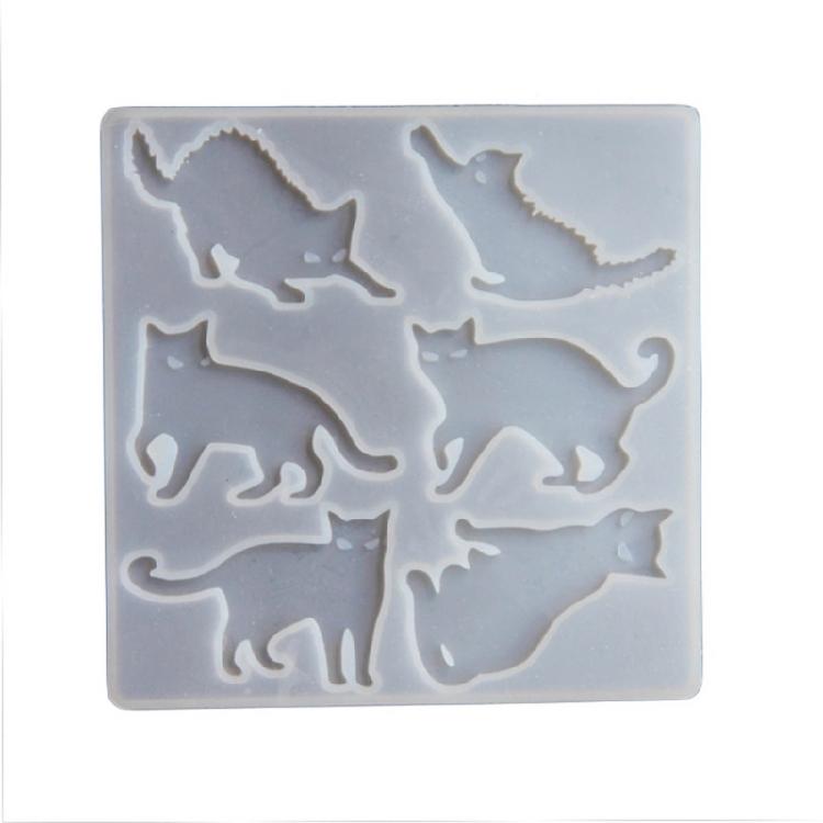 

Animal Shape Silicone Mould Crystal Cat Charm Resin Mold DIY Keychain Earring 1