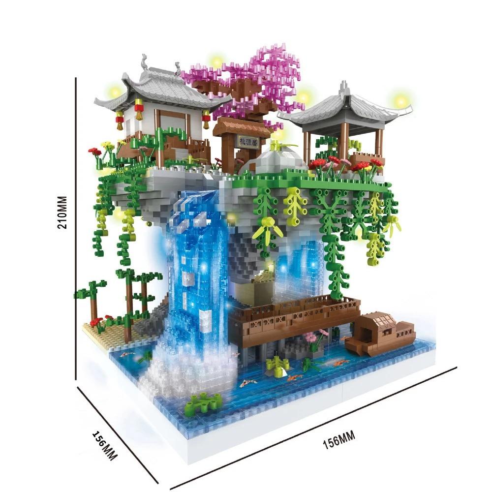 MOC World Famous Architecture Edifice Opera House Building Blocks Villa Savoye Bridge Tower Toy Children Birthday Christmas Gift