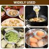 Stainless Steel Soup Ladle and Slotted Spoon Cooking Utensil Set Rustproof Slotted Spoon and Soup Ladle Set for Kitchen Gadgets