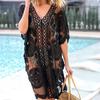 Beachwear Swim Suit Cover Up Playa Pareo Tunics for Beach Tunic Swimwear Women EMA