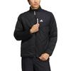 Adidas Letter Stand Collar Puffer Jacket Men's Black HG8293