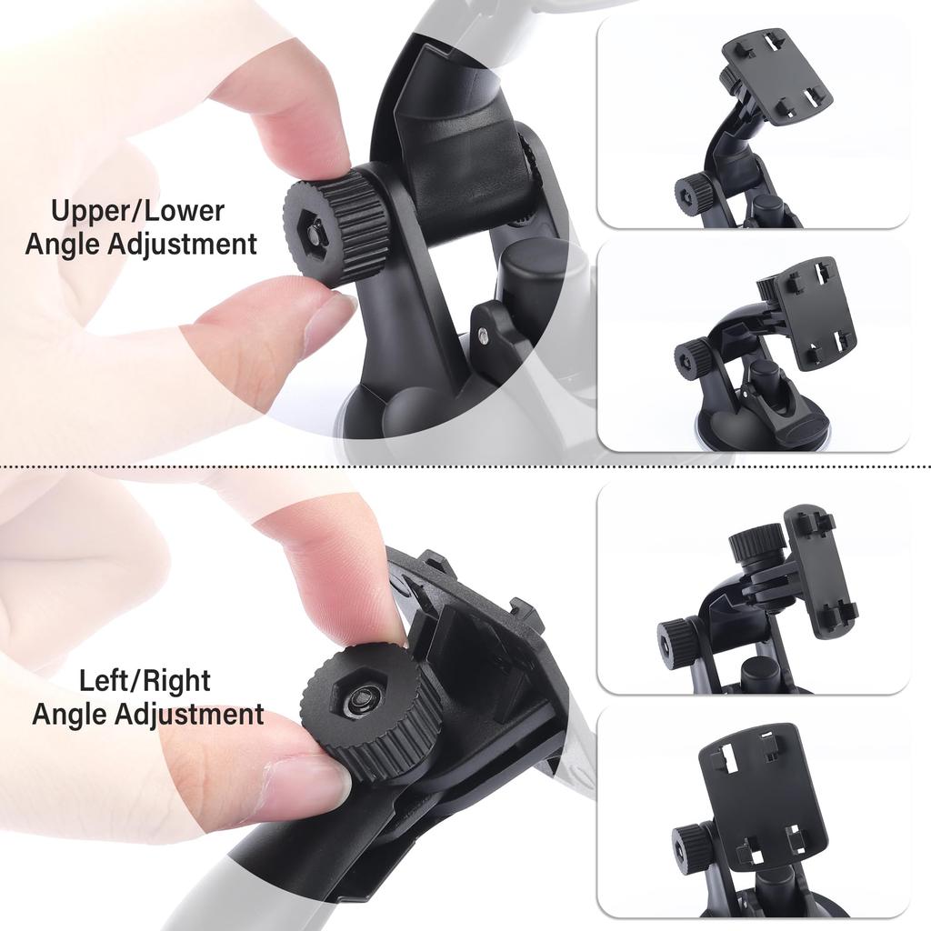 Bilbackkamera Monitorställ Backkamera Monitorfäste med Stark Sugkopp Justerbar