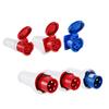 KRE 63A Waterproof Industrial Plug 3/4/5 Pin 380V 415V Dustproof Socket IP67 Male And Female Mounted Connectors