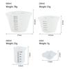 1/2/6Pcs Measuring Cup Set Silicone Measuring Cups with Scales for Milk Coffee Cake Baking Measuring Cup Epoxy Resin Tool Set