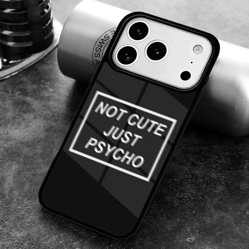 Cut But Psycho Phone Case For iPhone 17 16 15 14 13 12 11 Pro Max Plus 17Air Soft Silicone Cover