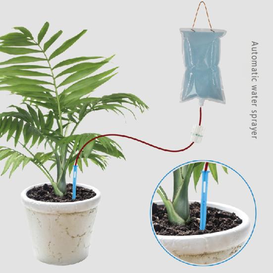 

1 комплект сумки для полива цветов, экономящая время, регулируемая скорость потока, портативное устройство для самостоятельного полива из полипропилена для дома