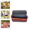 Camping Utensils Storage Bag Large Capacity Detachable Double   National   Tableware Bag with Handle for Outdoor