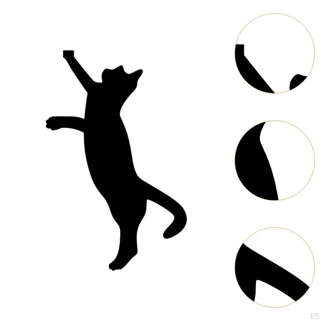 Black Cat Bookmark Accessories Animal Design for Family Who Love Reading