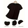 European Size Women's Inspirational T-Shirt Positive Affirmations Slogan Soft Breathable Round Neck Casual Tee