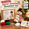 Christmas Snowman Crochet DIY Kit