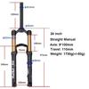 BOLANY 20inch/24inch Air Suspension Mtb Straight Manual/Remote Shock  Absorber Rear Corolla Structure Design for Student‘s Bike