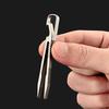 Titan-Pinzette Taschentaschenpinzette Mini-Titanlegierung Klemmpinzette Überlebenswerkzeuge für Outdoor-Reisen Campen Wandern Zuhause