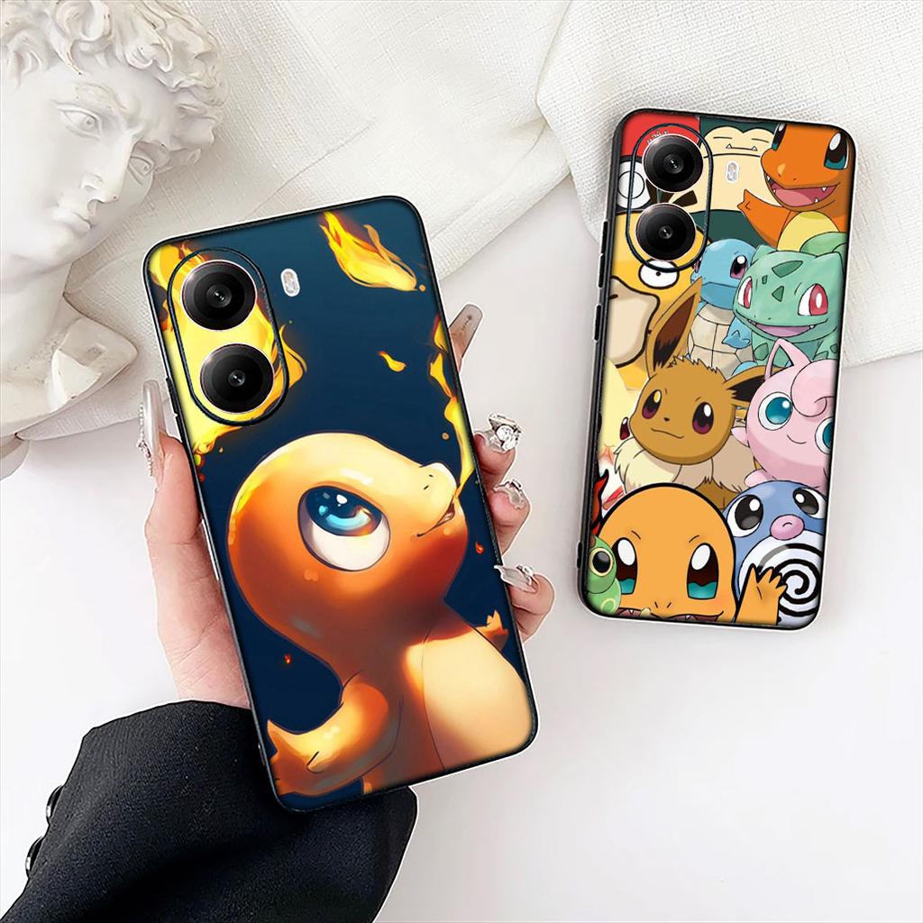 Charmander P-Pokemons GO P-Pikachus Phone Cover for Xiaomi Poco C85 C65 C75 X7 X6 M6 M8 F7 F8 Ultra F6 Pro 4G 5G Protective Case