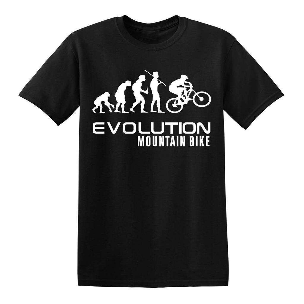 EVOLUTION MOUNTAINBIKE T-SHIRT/Biker/Funny/Father's Day Gift/Cycling/Tshirt/TopWill Open In a New Window or Tab