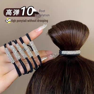 High-Elastic Diamond Ponytail Hair Tie - Elegant 2023 Design