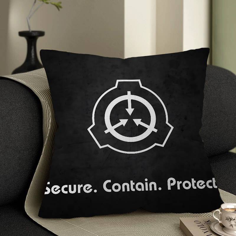 Foundation Scp F-Foundation Pillowcase Toon Gift Cushion Cover Bedroom Home Sofa Chair Seat Decor Pillow Case