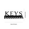 Keys Holder On Wall Key Hanger Iron Art Key Chain Holder Wall Mounted Key Holder Key Organizer For Entryway Hallway Keys Belts