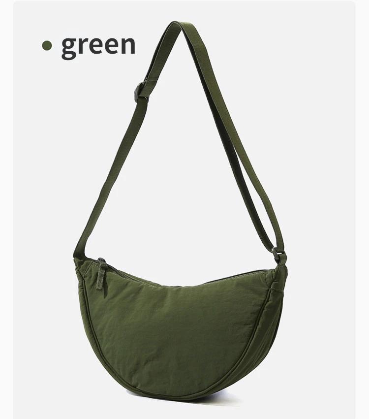 

New Color Women s Nyl Shoulder Bag Casual Sports Female Hobos Crossbody Bags Fashi Large Female Fanny Pack Purse Handbags темно-зеленого