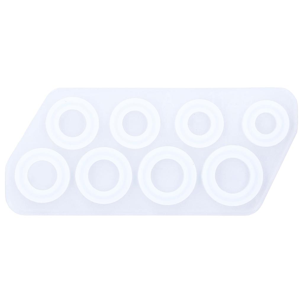 Silicone Mold DIY Unique Crystal Epoxy Ring Transparent Silicone Mold Decoration