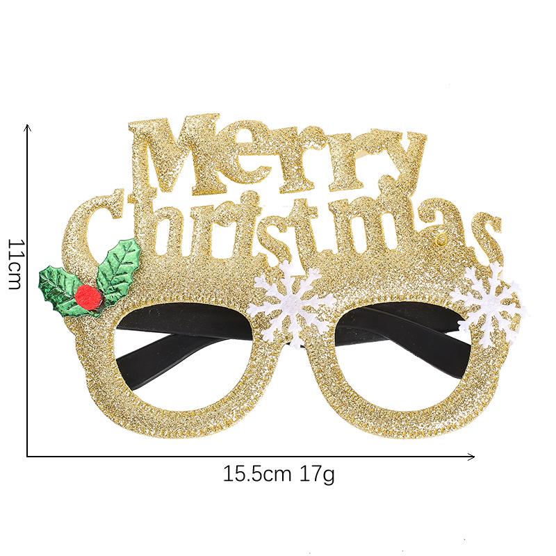 Festive Headband Eyeglass Frames: Christmas, Halloween, Valentine's Day & Party Glasses with Santa Claus Design